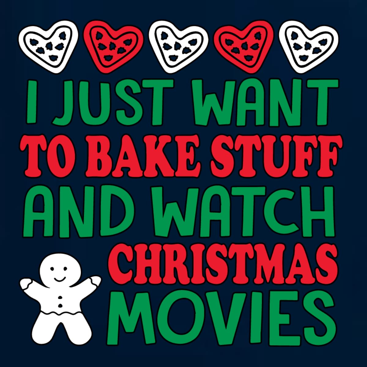 Funny Christmas Baking Graphic Tank Top for Men - Perfect for Holiday Baking & Watching Christmas Movies