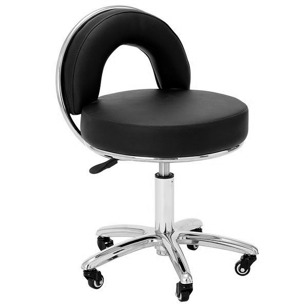 Premium Hydraulic Swivel Stool with Adjustable Backrest - Ergonomic Office Chair for Home & Work - Model RSWB391/2/3 - Perfect for Desk Work, Gaming, and Salon Use