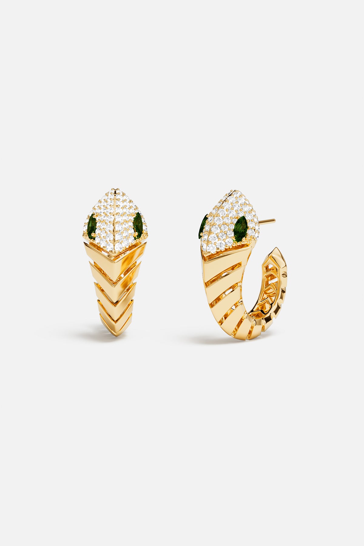 KAA Elegant Gold-Plated Hoop Earrings for Women - Trendy Fashion Jewelry Gift for Parties, Dating & Special Occasions