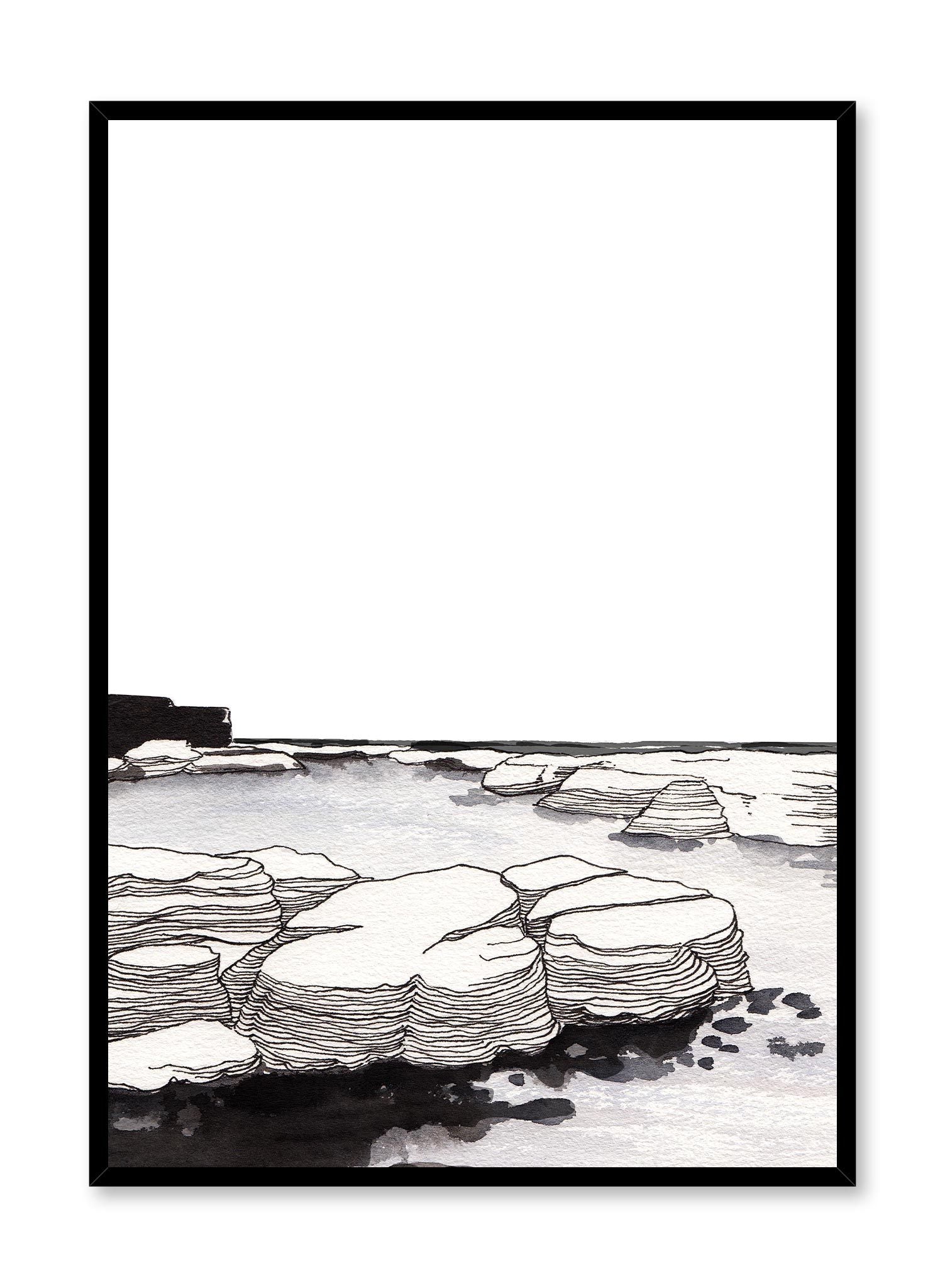 Stunning Izu Peninsula Japan Travel Poster - Scenic Japanese Landscape Wall Art for Home & Office Decor