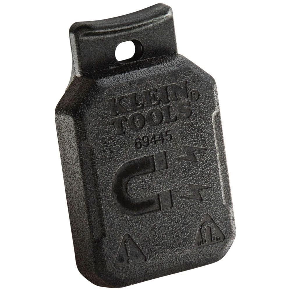 Klein Tools 69445 Magnetic Hanger - No Strap Needed for Clamp Meters & Multimeters | Strong Rare Earth Magnets | Perfect for Electricians & HVAC Technicians