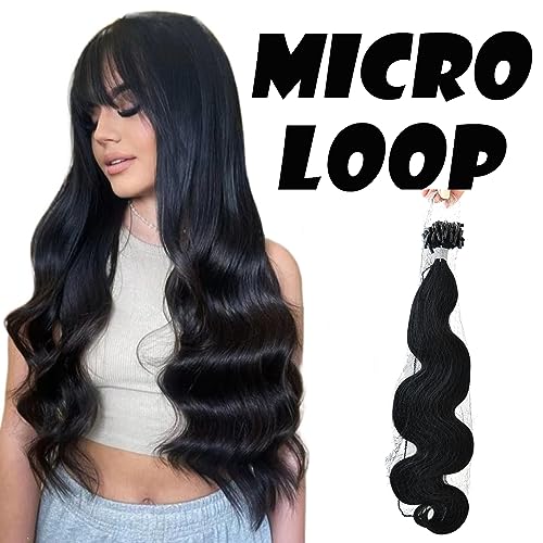 1 Microlink Body Wave #1 Jet Black
