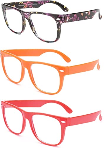 Floral Black, Orange, Red