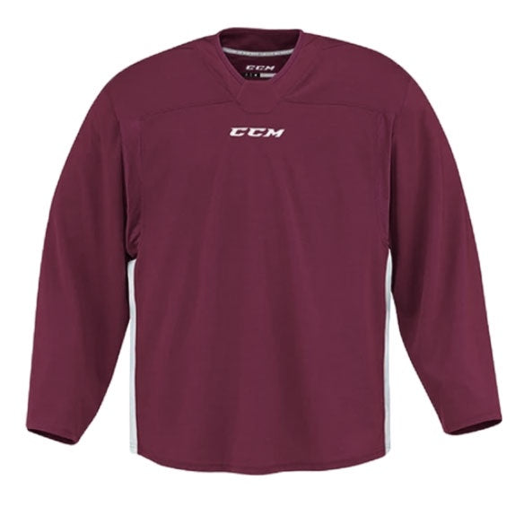 CCM Quicklite 60000 Maroon/White Custom Hockey Practice Jersey - Premium Performance Hockey Gear for Training & Team Sports