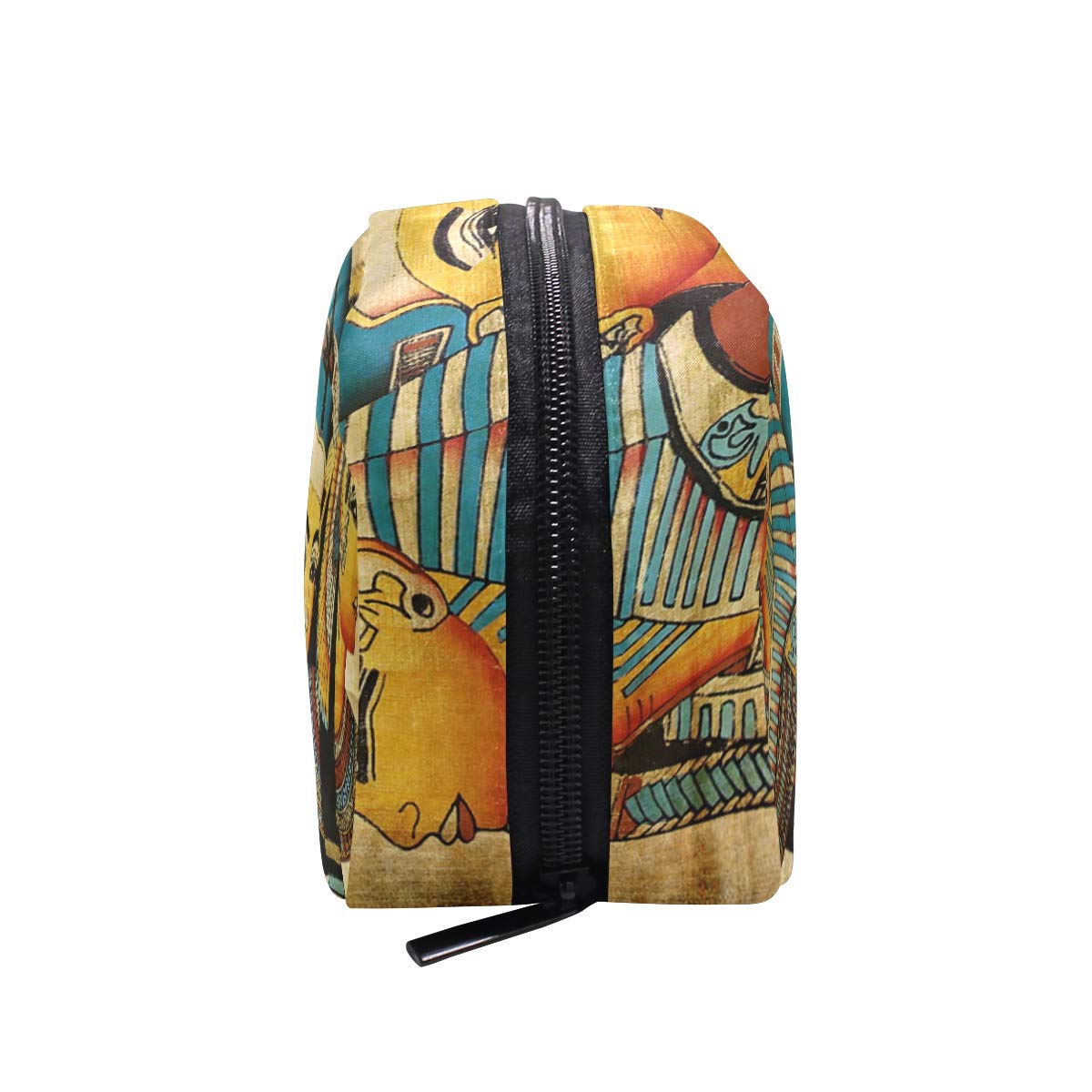 ALAZA Ancient Egyptian Culture Makeup Pouch - Portable Cosmetic Bag Organizer with Large Capacity for Women & Girls | Perfect for Travel, Daily Use & Gift Giving