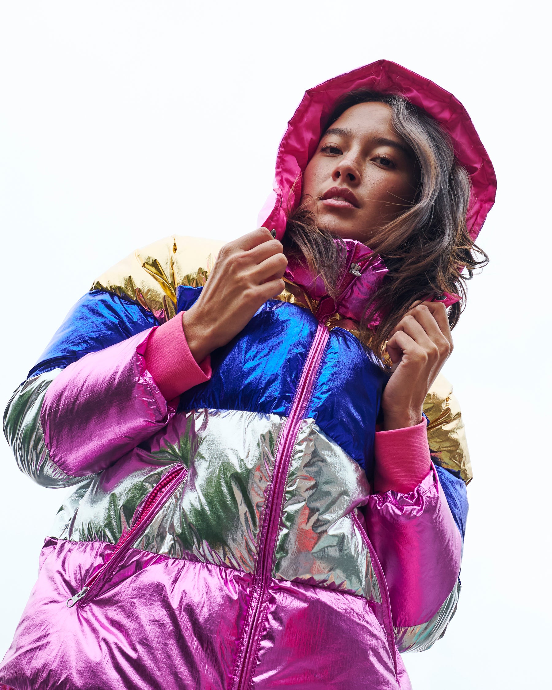 Dream Weaver Adult Puffa Jacket - Lightweight Warm Winter Coat for Men & Women, Waterproof Windbreaker with Hood - Perfect for Skiing, Hiking & Outdoor Activities
