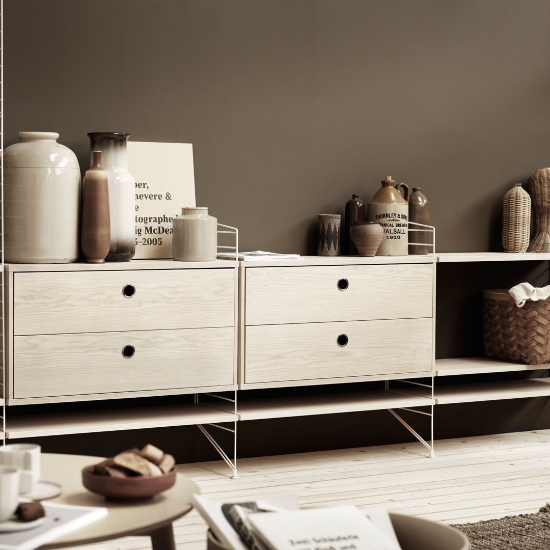 2-Drawer Storage Cabinet - Organize Home, Office & Garage - Durable & Space-Saving Storage Solution for Clothes, Tools & Supplies