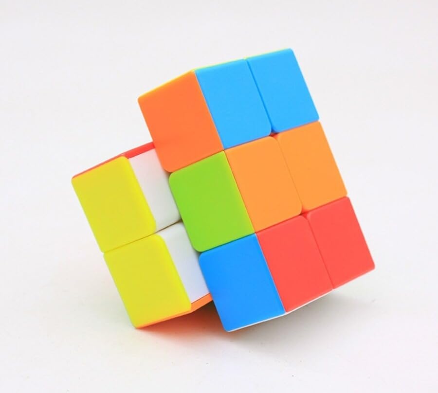 HAWKISTER Qiyi 2x2x3 Speed Cube - Stickerless Cuboid Tower Puzzle Magic Cube for Kids & Adults | Brain Teaser, Stress Relief & STEM Learning Toy