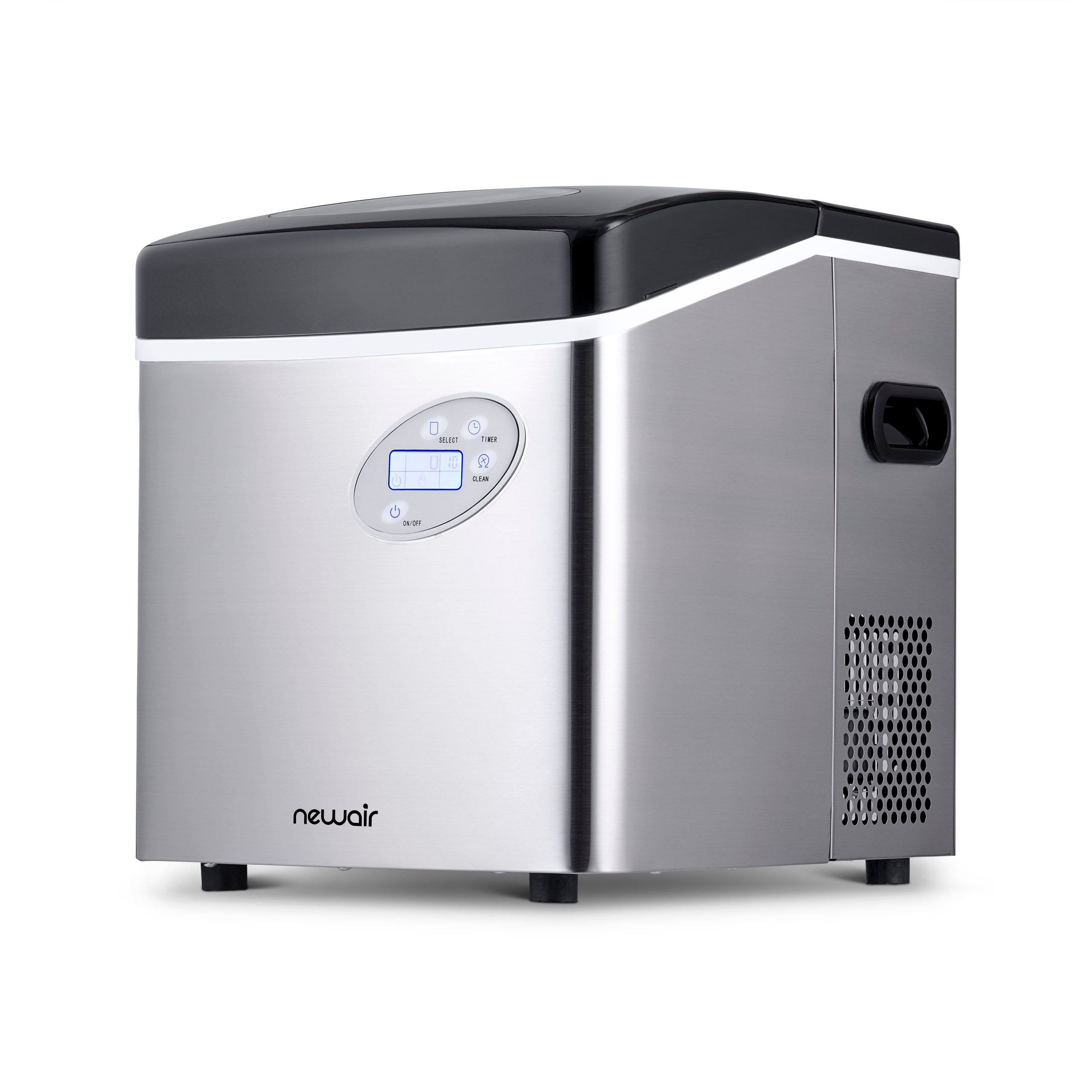 Newair® Countertop Ice Maker - 50 lbs/Day, Bullet Ice Machine for Home, Office, or Party - Fast & Portable Ice Maker in Red