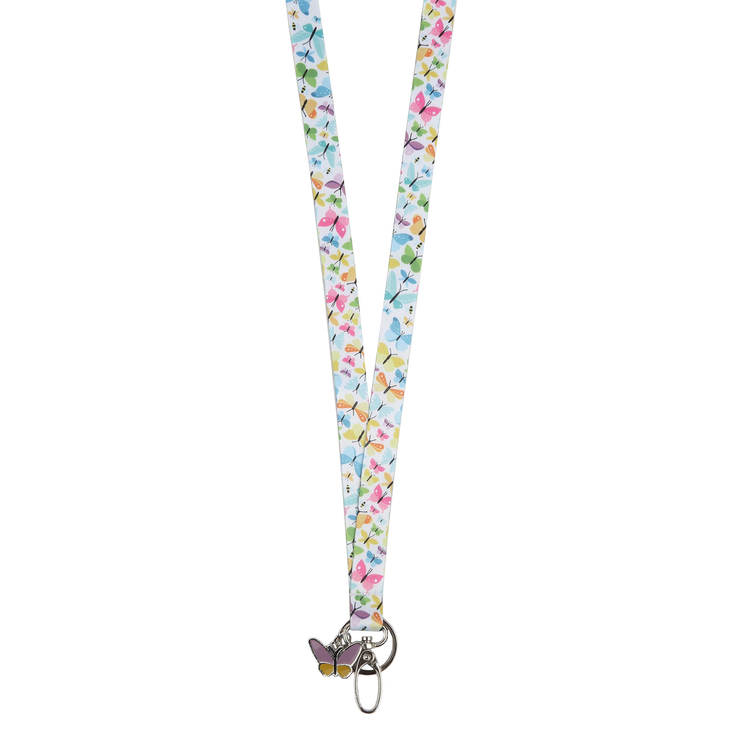 Fashionable Breakaway Lanyard for Women - ID Badge Holder with Key Ring for Nurses, Teachers & Students - Office & School Use