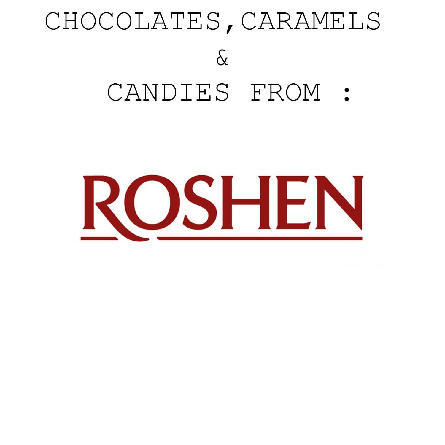 Premium Ukrainian Candy Gift Bag - Roshen Assorted Chocolate & Caramel Sweets Mix (900g/2 lbs) | Bulk Party Candy for Birthdays, Holidays & Corporate Gifts | Authentic Ukrainian Treats