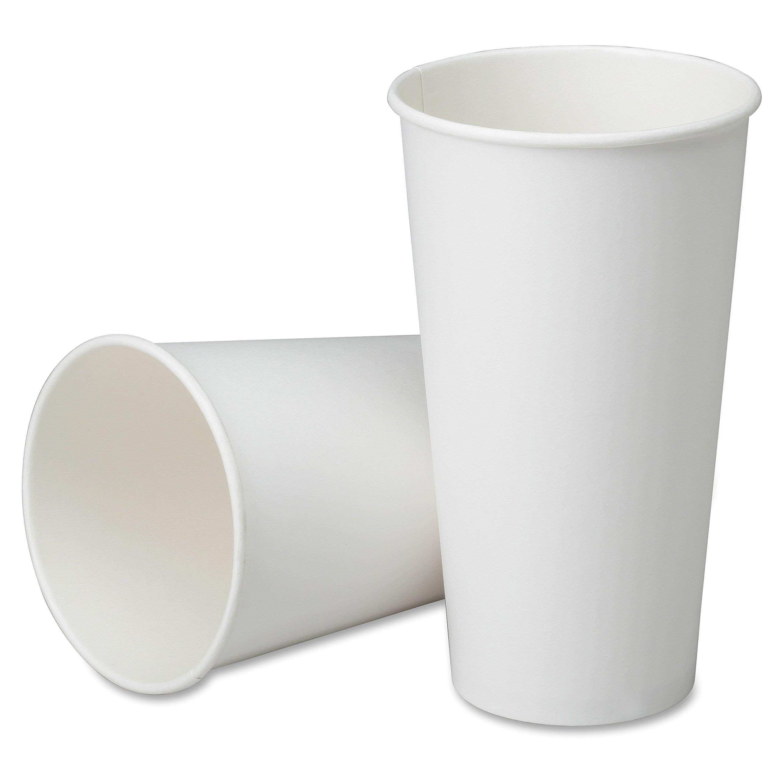 AbilityOne 32 oz Disposable Paper Cups for Cold Beverages - Plastic Coated - Pack of 1000 - Perfect for Parties, Restaurants, and Catering Events