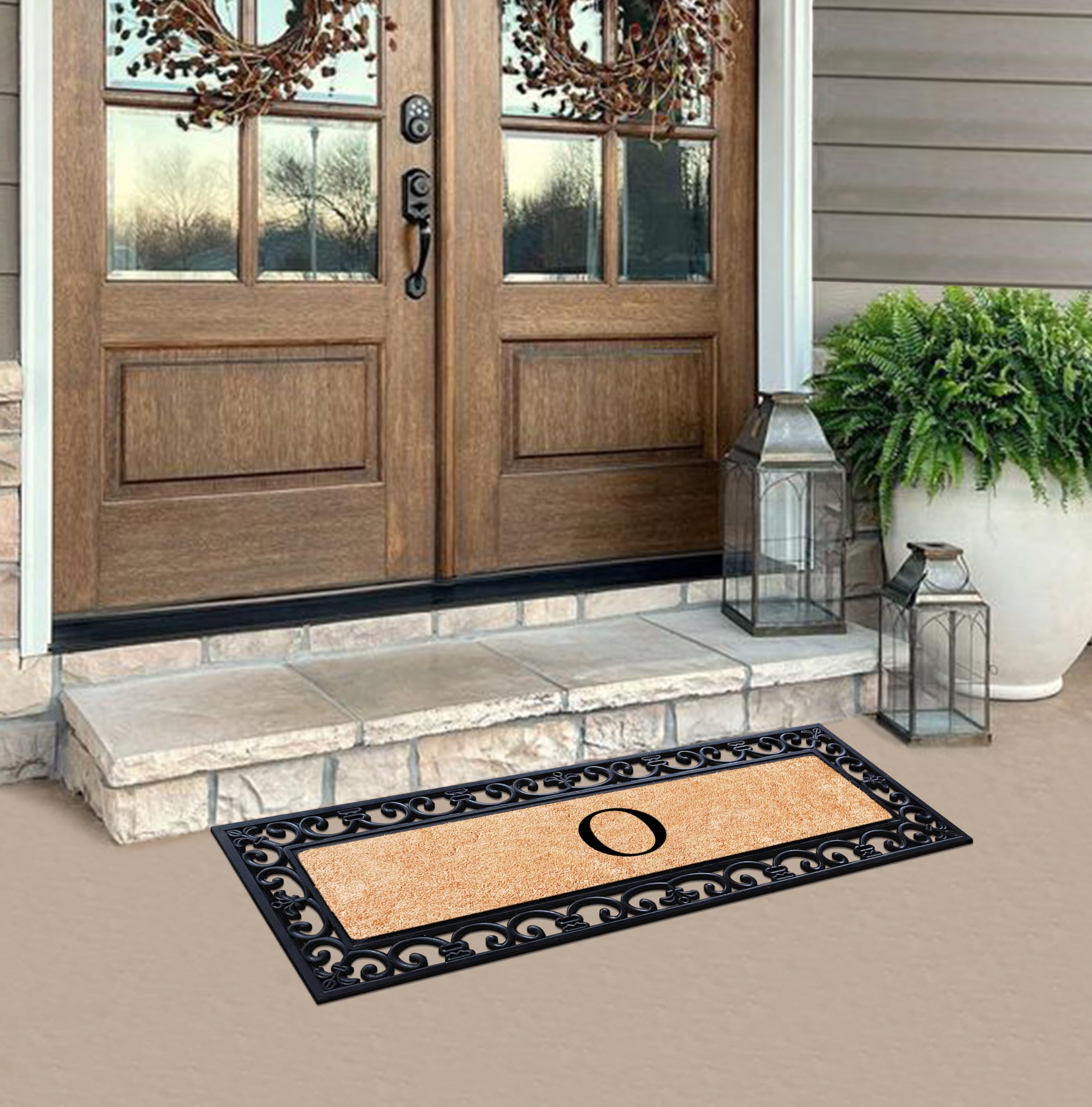 Premium Natural Coir Monogrammed Door Mat 18