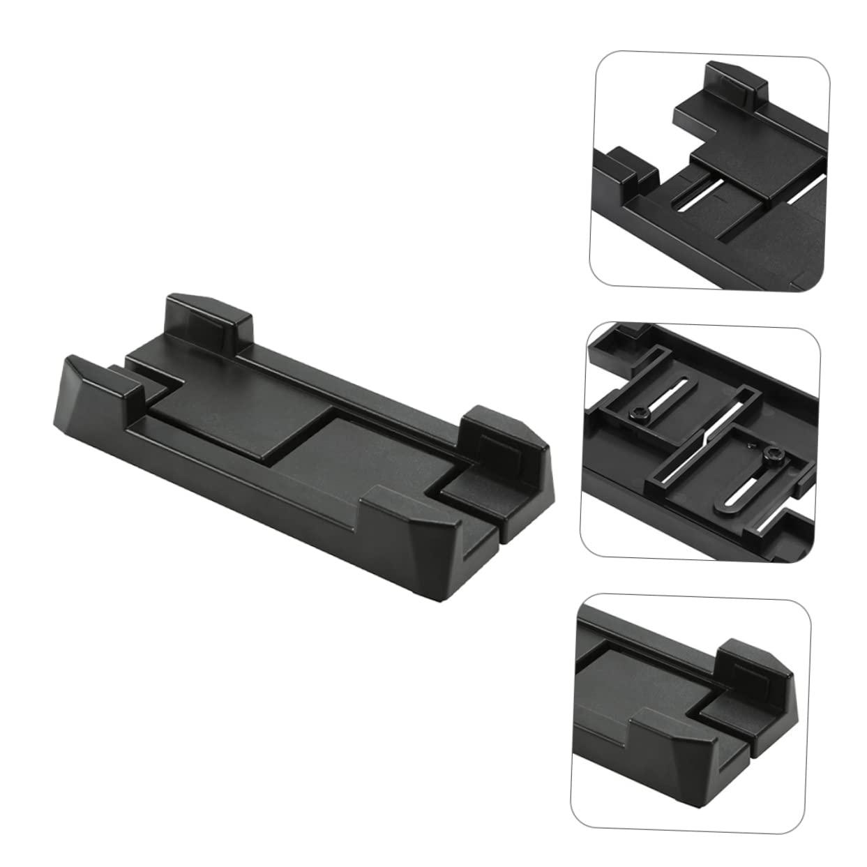Angoily Adjustable Computer Chassis Feet - Heavy Duty PC Case Stand with Anti-Slip Pads for Desktop, Server Rack & Workstation - Perfect for Home Office, Gaming Setup and Data Center Use