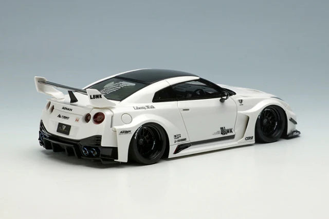 1:43 Scale Nissan LB Silhouette Works GT 35GT RR TAS 2020 Diecast Model Car - Pearl White Finish | Collectible Display Piece for Car Enthusiasts & Model Hobbyists | Perfect for Home Office Decor, Gift Giving, and Racing Memorabilia Collections