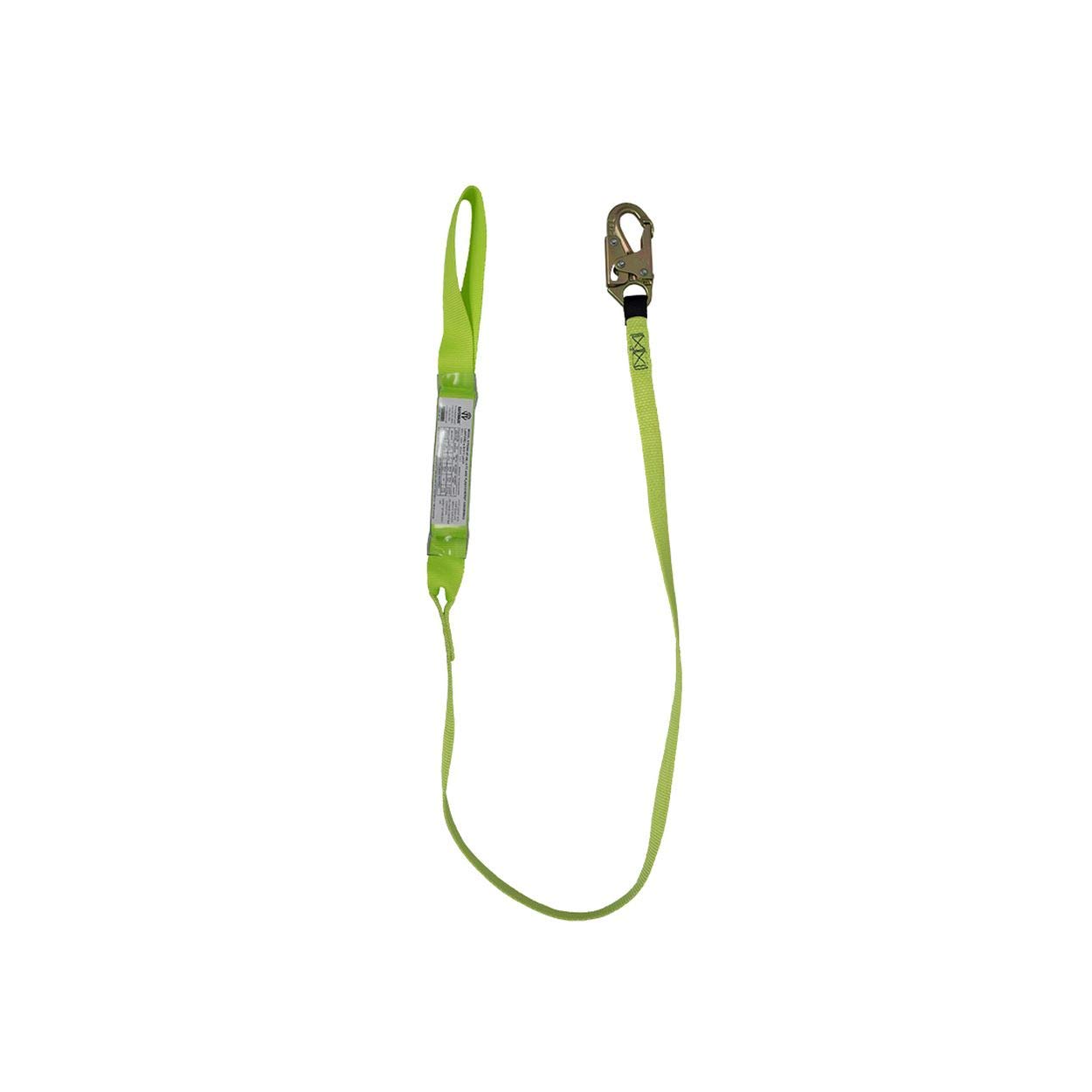 SafeWaze FS560-AF-SE 6ft Arc Flash Safety Lanyard with Energy Absorbing Technology, Snap Hook & Soft Eye - Perfect for Electrical Work, Construction & Industrial Fall Protection
