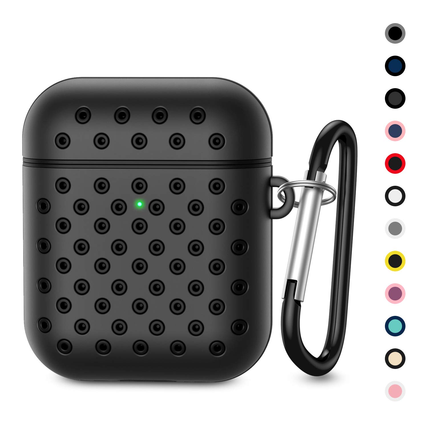 Cute Shockproof AirPod Case with Keychain - for Girls & Travel