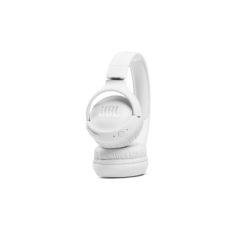 JBL Tune 510BT Wireless On-Ear Headphones - White (Refurbished) | Bluetooth Headset for Gym, Travel & Work | Noise Cancelling Earphones with Mic