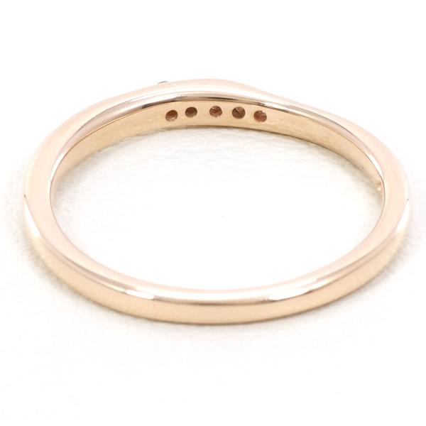 4℃ K10PG Pink Gold Diamond Ring for Women - Elegant 10K Rose Gold Engagement & Wedding Band - Perfect for Proposals, Anniversaries, and Special Occasions