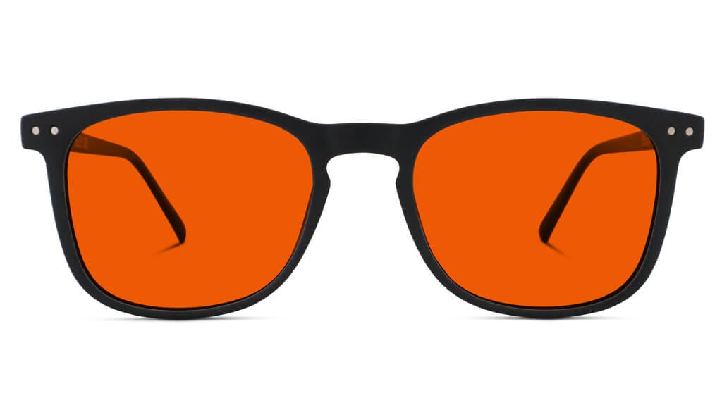 Nightfall Taylor Blue Light Blocking Glasses - Anti Eye Strain for Sleep & Screen Time (Black) | Perfect for Gaming, Working & Nighttime Use