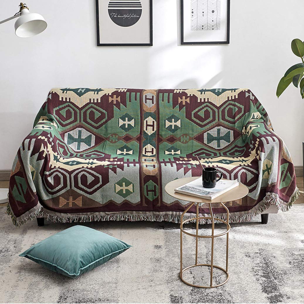 Nordic Non-Slip Sofa Cover Blanket - Soft Stretchable Couch Protector for Living Room, Bedroom, Chair - Multi-Purpose Throw Blanket for Home Decor, Cozy Comfort (Perfect for Lounging, Movie Nights & Winter Warmth)