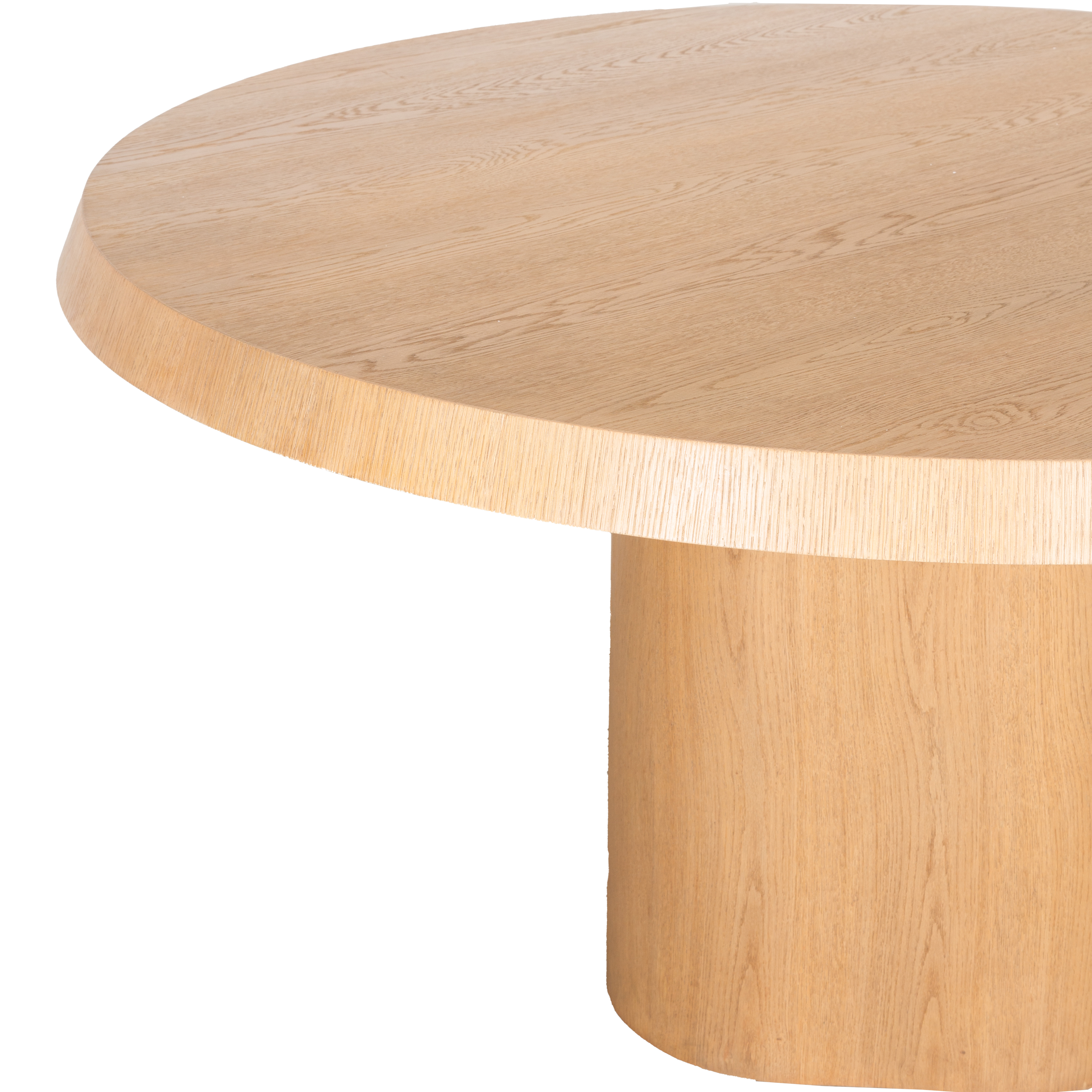 Round Dining Table for 4 - Modern Wooden Kitchen Table for Small Spaces - Perfect for Breakfast Nook, Apartment, or Cozy Home Dining Area