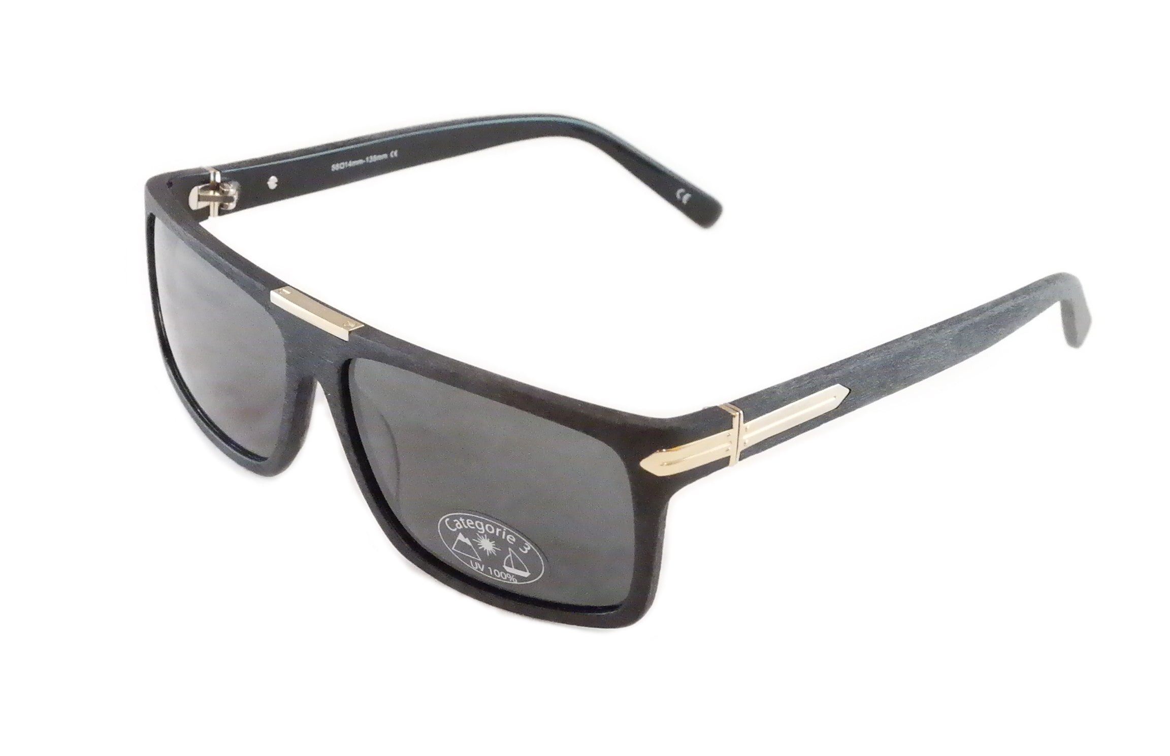 S.T. Dupont ST011 Polarized Sunglasses - 100% UV Protection - Italian Made Plastic Frame with 3 Interchangeable Lenses (58mm Lens Width, 14mm Bridge, 135mm Temple) - Perfect for Driving, Beach & Outdoor Activities
