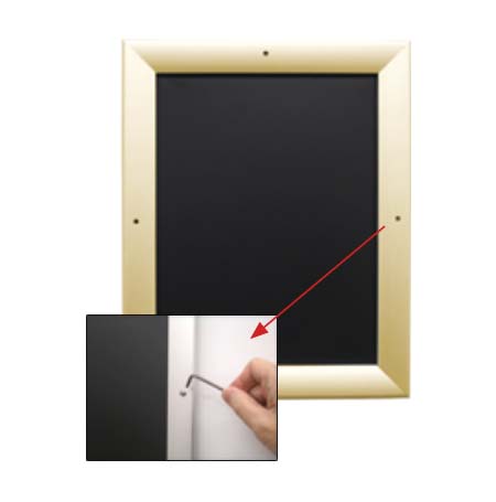 11x17 Poster Snap Frame with SwingSnaps & Security Screws - Perfect for Offices, Schools & Home Decor - Easy to Change Posters & Artwork