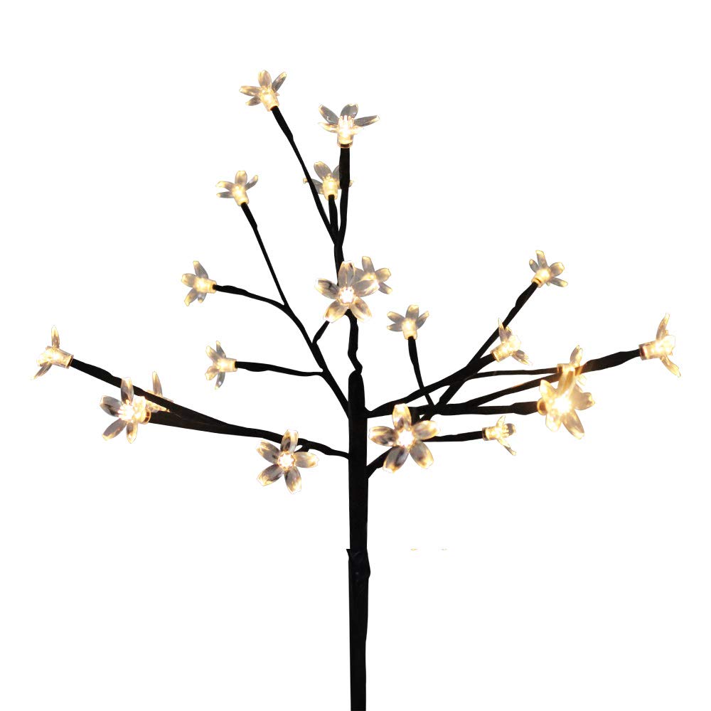 Solar Powered Fairy Lights - Warm White Outdoor Solar Path Lights for Garden, Yard, Walkway, Driveway | Weatherproof Stainless Steel Landscape Lighting | Perfect for Patio Decor, Pathway Illumination & Backyard Ambience (1 Pack)