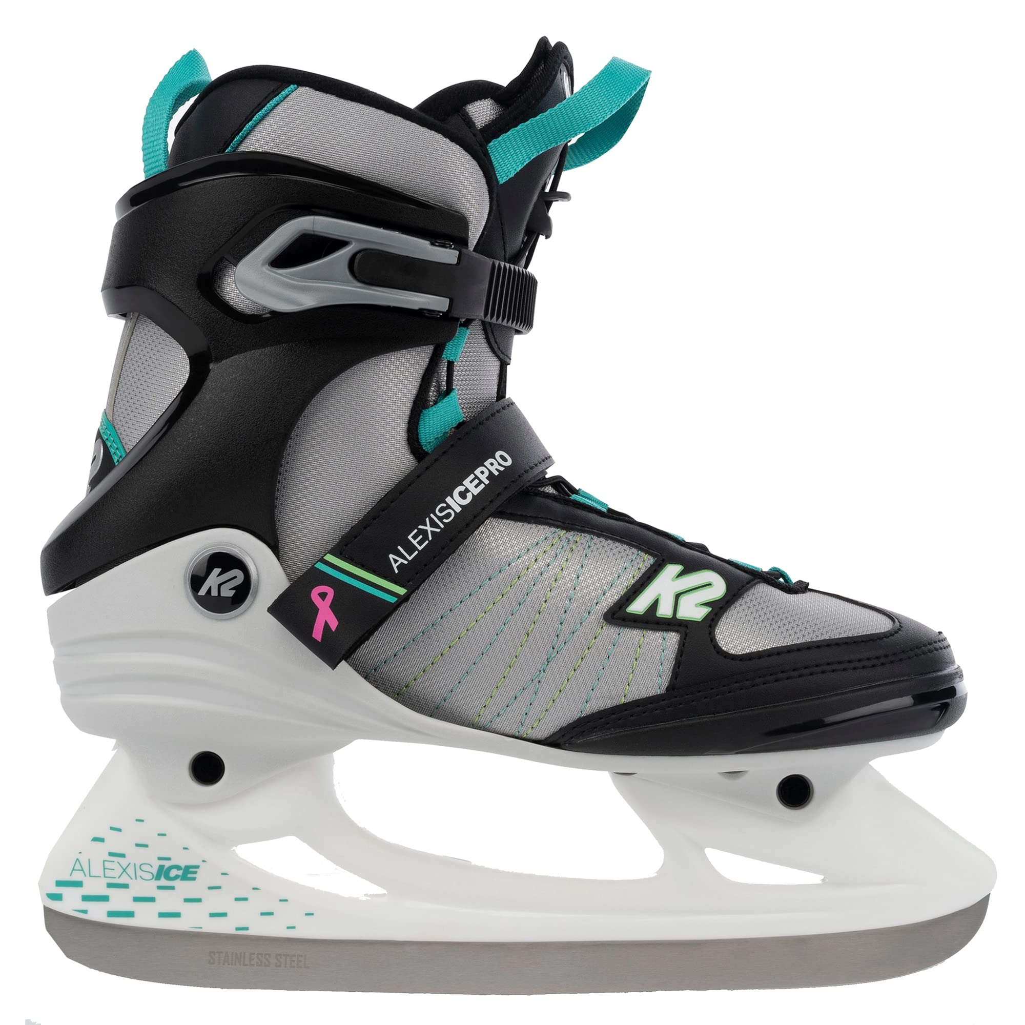K2 Alexis Ice Pro Women's Figure Skates - Premium Ice Skating Boots for Comfort & Performance - Perfect for Recreational Skating, Ice Dancing & Training
