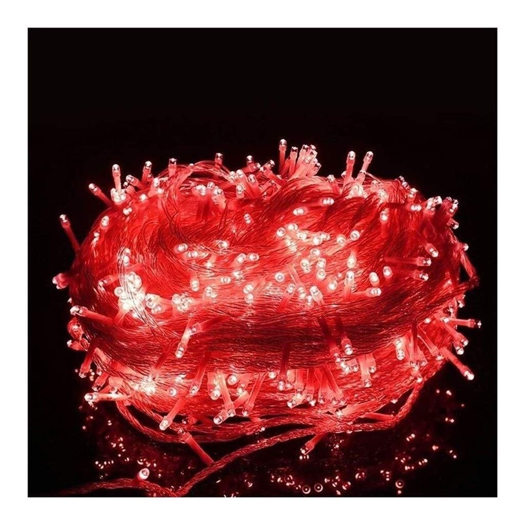 ZBM String Lights 10m-300m, 8 Modes Waterproof Outdoor Fairy Lights for Garden, Christmas, Halloween, Party & Home Decoration (Red, 100m 1000 Lights) - Perfect for Backyard, Patio, Wedding & Holiday Lighting