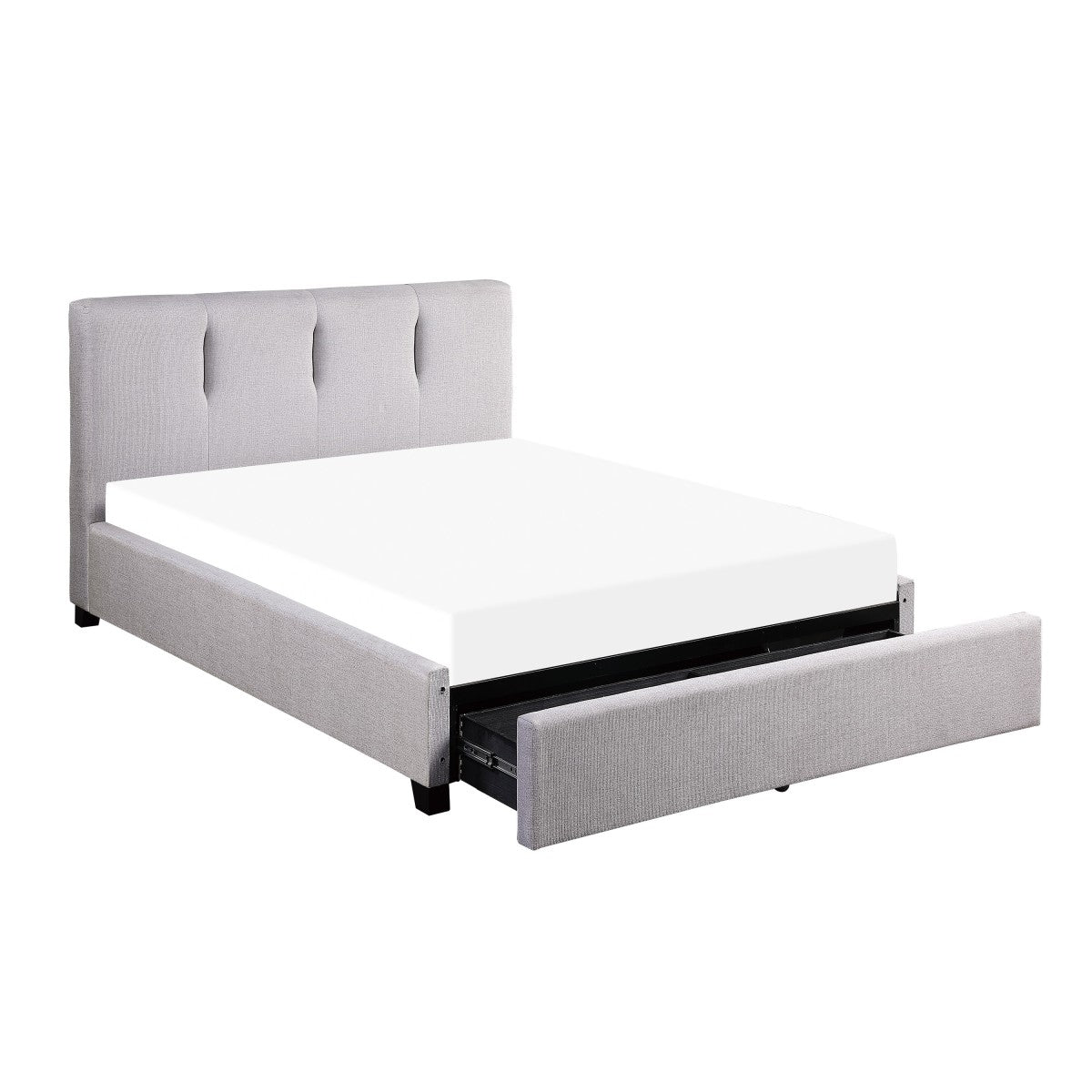 Aitana Collection King Size Storage Bed with Underbed Drawers - Perfect for Small Bedrooms & Guest Rooms