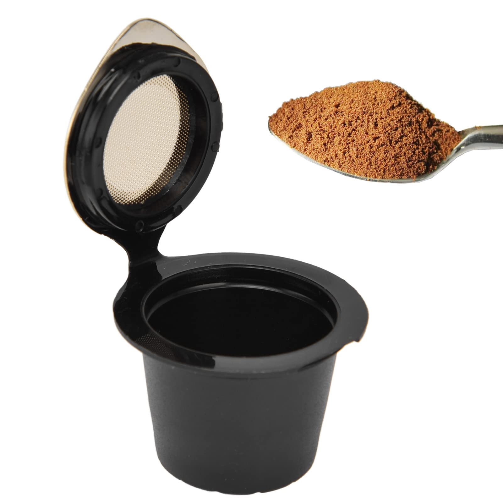 Omabeta Reusable Gold Coffee Capsule Filter for Home & Kitchen Use