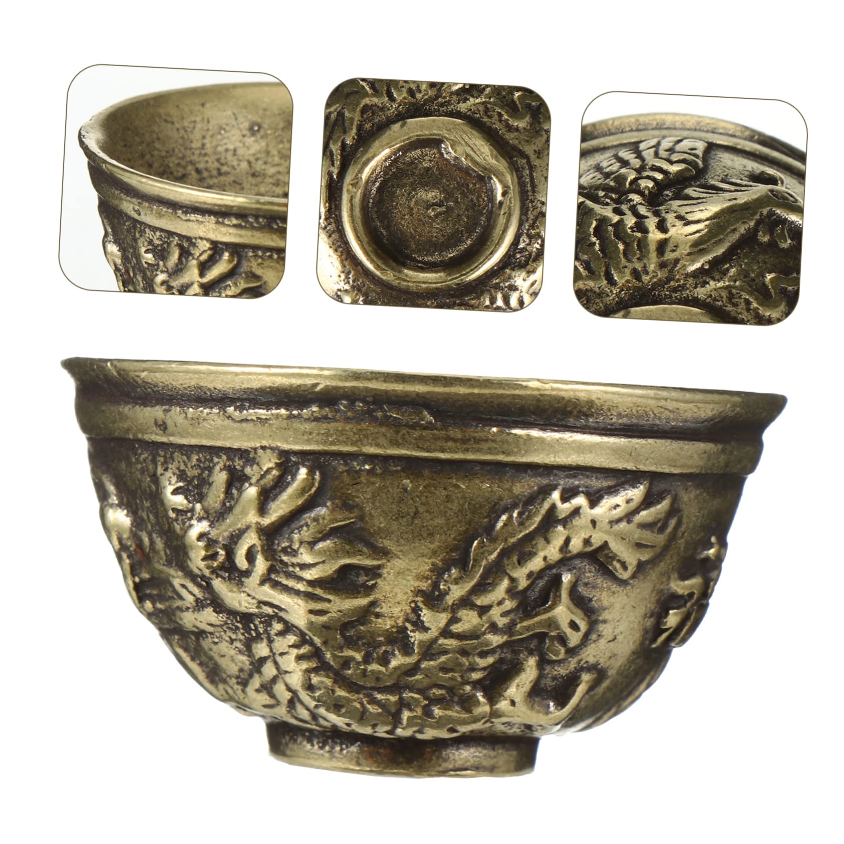 NUOBESTY Tibetan Buddhist Water Offering Bowl - Handcrafted Altar Decoration for Rituals, Incense Burning & Buddha Worship | Perfect for Meditation, Prayer & Spiritual Ceremonies