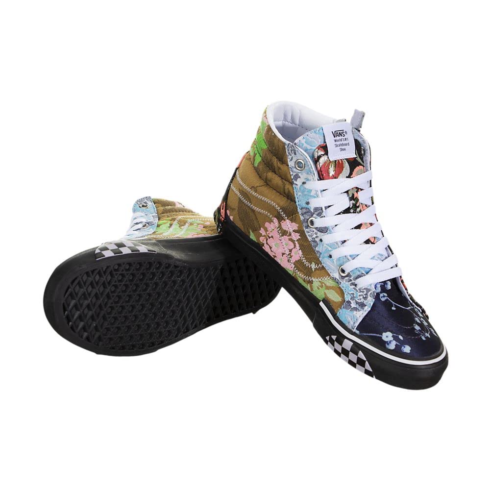 Vans Women's SK8-Hi Reissue Floral Canvas High-Top Sneakers - Retro Skate Shoes for Casual Wear & Street Fashion