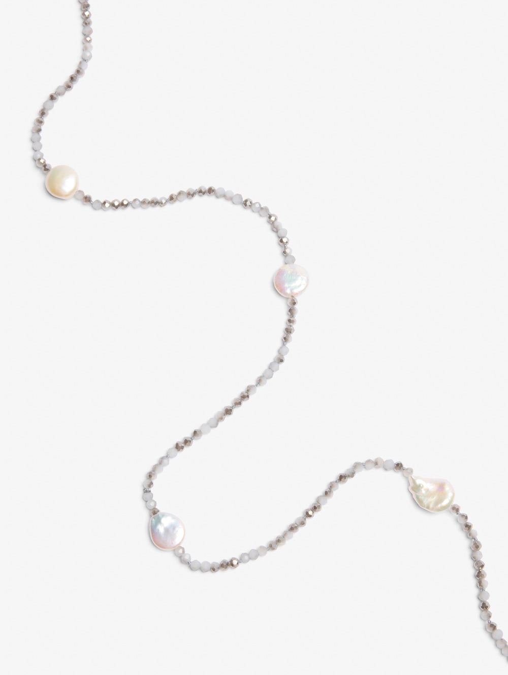 Elegant Smokey Pearl Necklace for Women - Timeless Jewelry Gift for Wedding, Party & Special Occasions