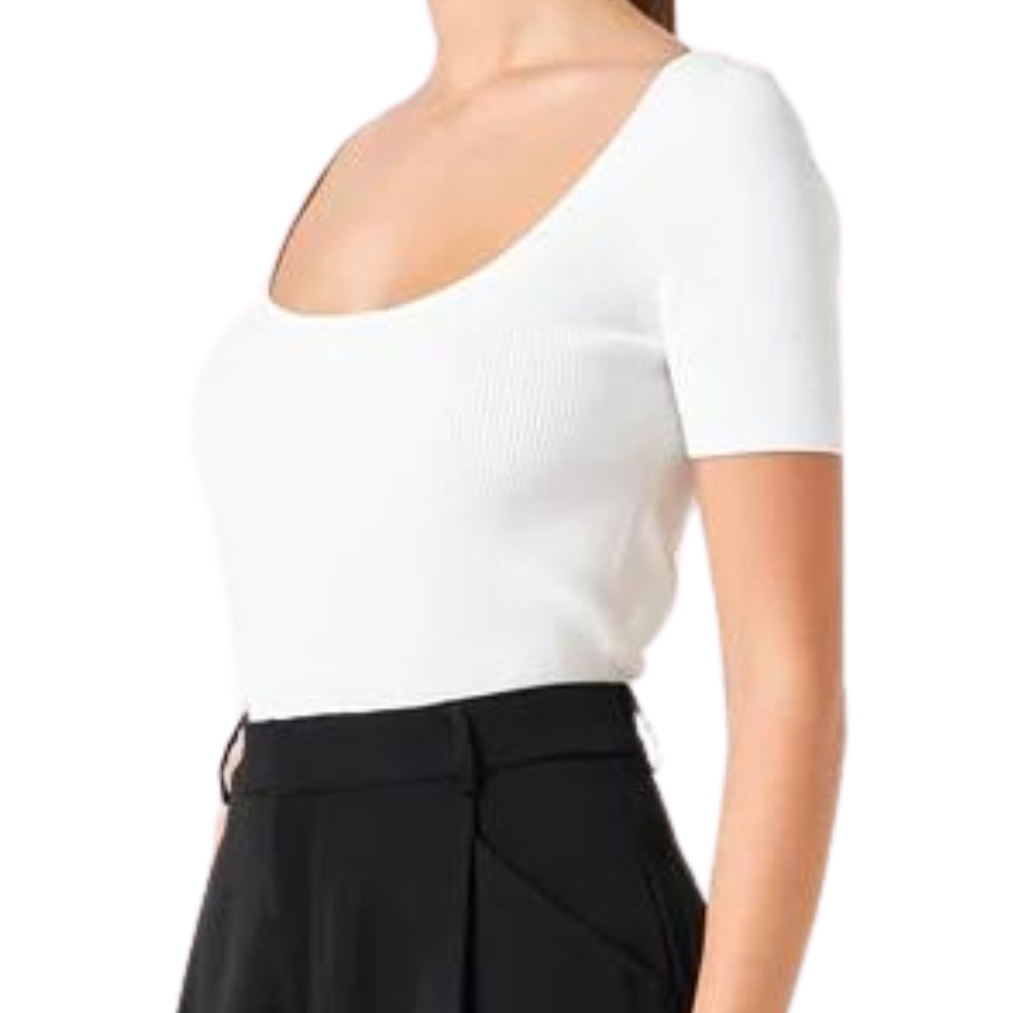 Endless Rose Ribbed Short Sleeve T-Shirt for Women | Casual Summer Tops | Perfect for Beach, Vacation & Everyday Wear