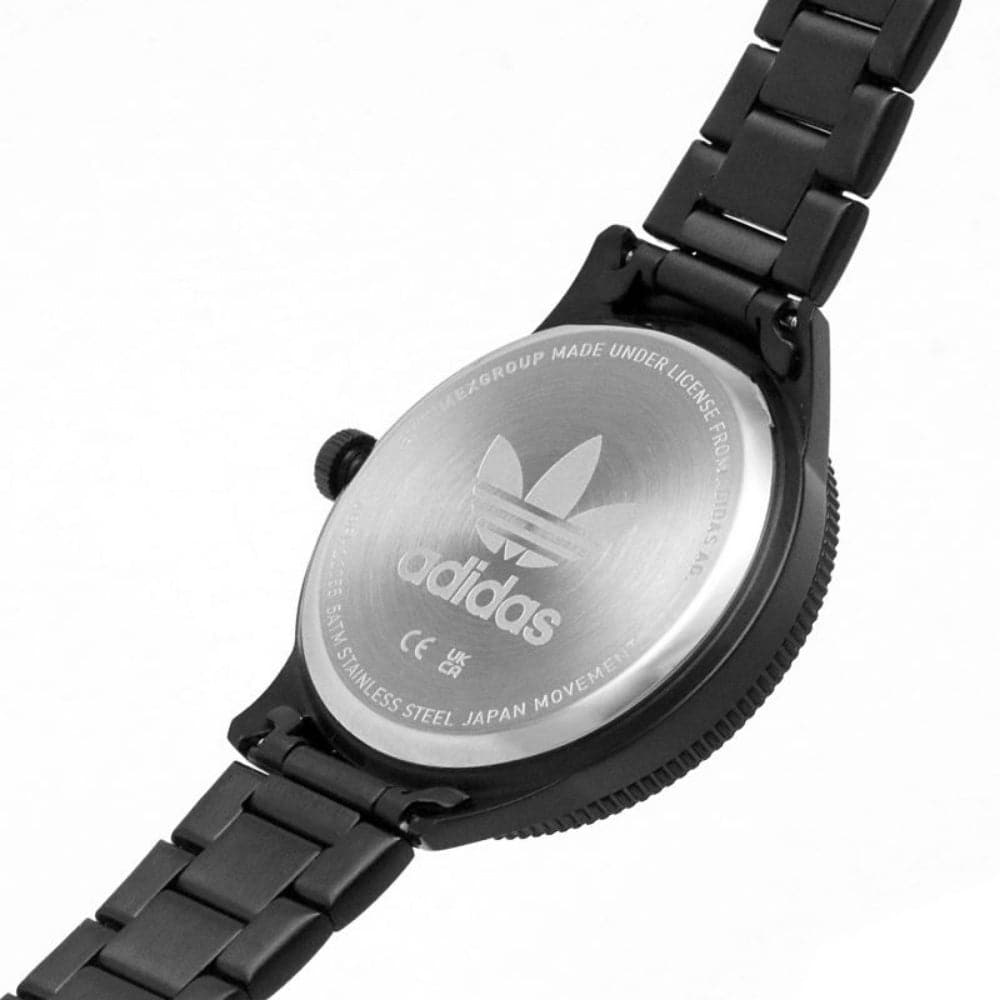 Adidas AOFH22055 Black Stainless Steel Men's Watch - Stylish & Durable for Casual, Business & Everyday Wear