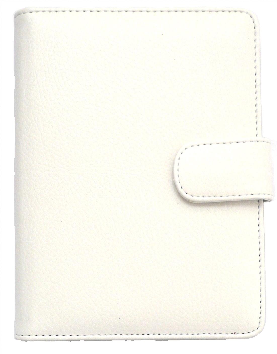 Premium PU Leather Protective Case for Amazon Kindle 4 - Slim Fit White Cover with Auto Sleep/Wake | Perfect for Reading, Travel & Daily Commute