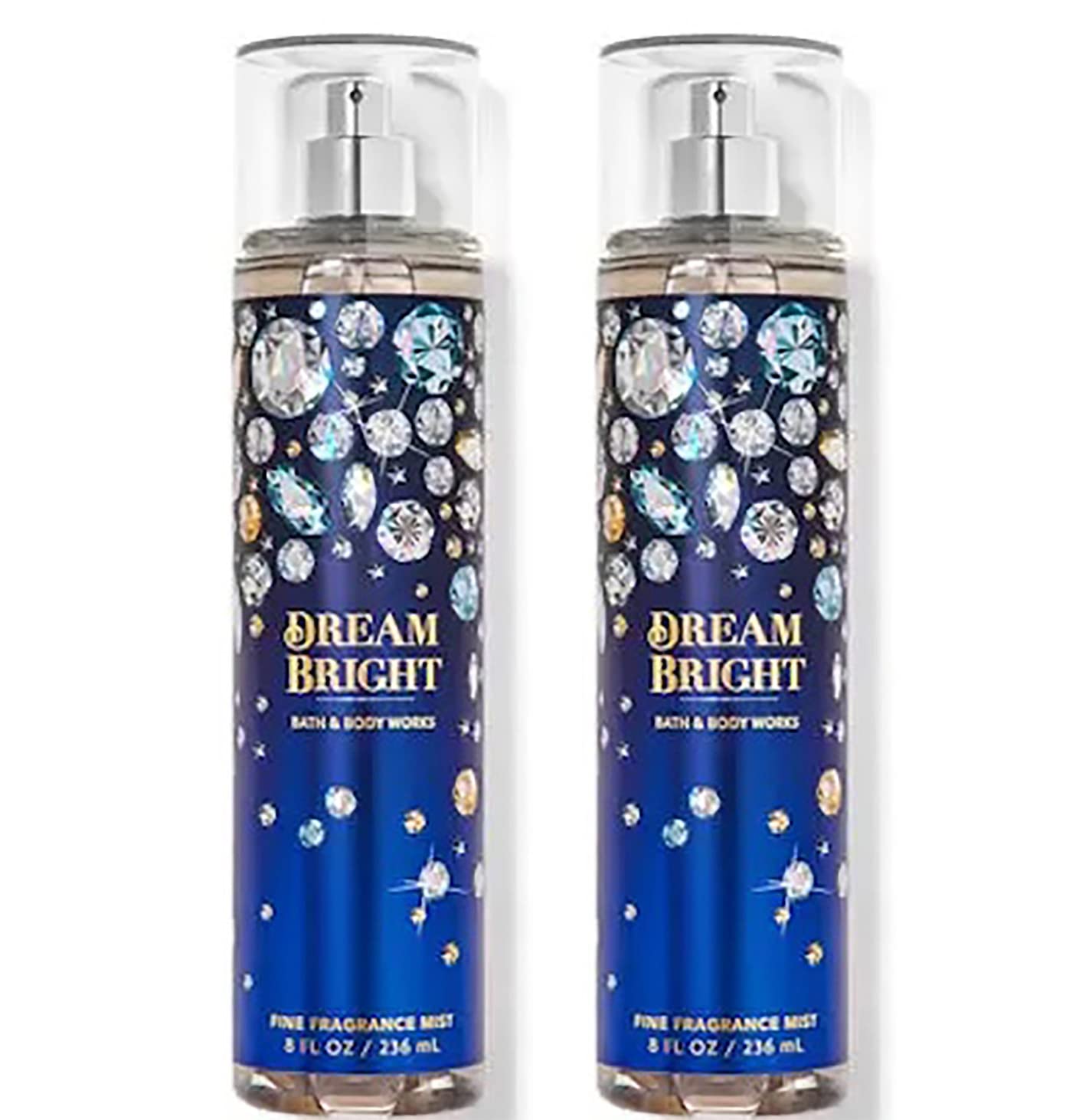 Dream Bright Fine Fragrance Body Mist Gift Set by Bath & Body Works - 16oz (2-Pack) | Long-Lasting Perfume Spray for Women, Daily Use & Special Occasions