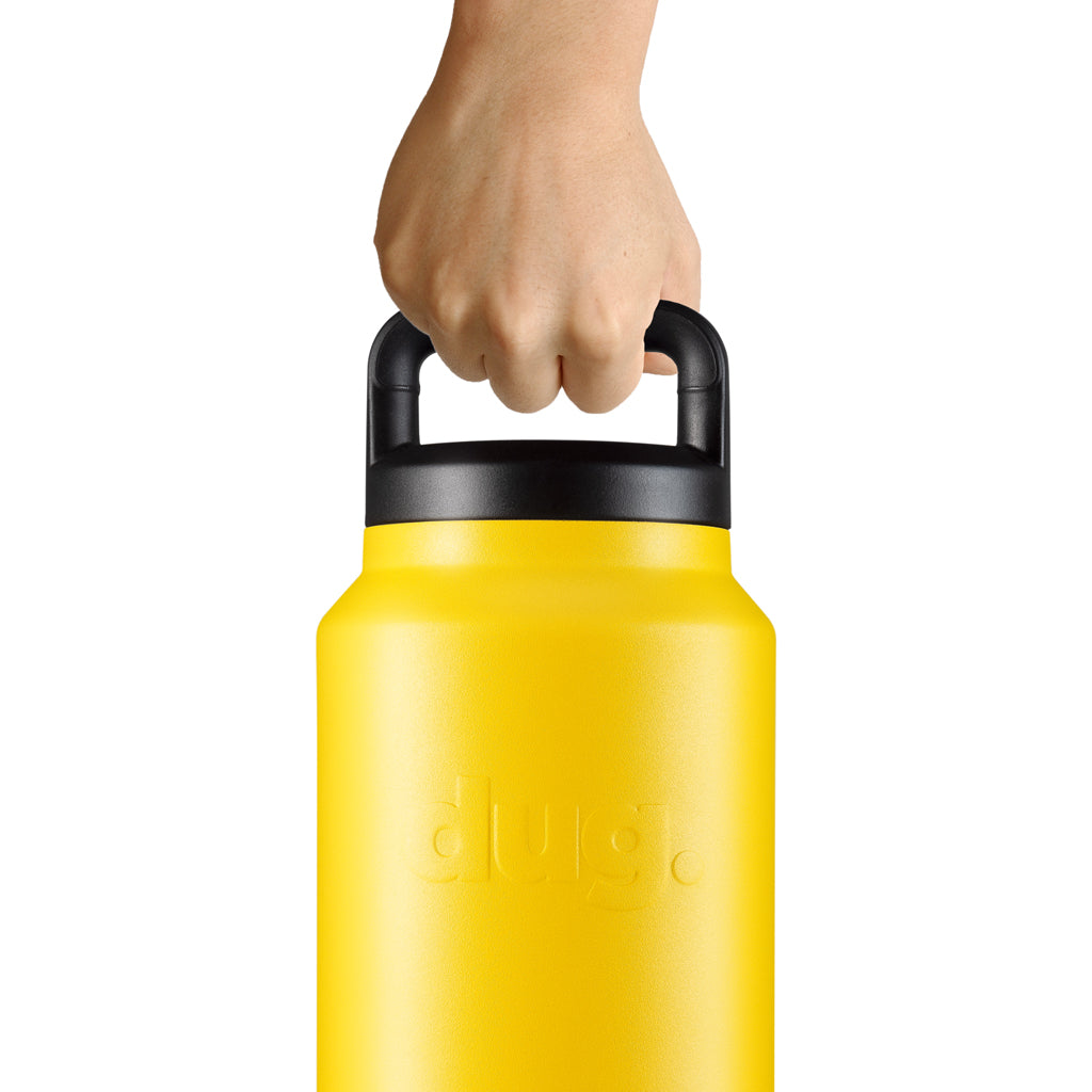 1L Insulated Water Bottle - Mellow Yellow | Leak-Proof & BPA-Free | Perfect for Gym, Hiking & Outdoor Activities