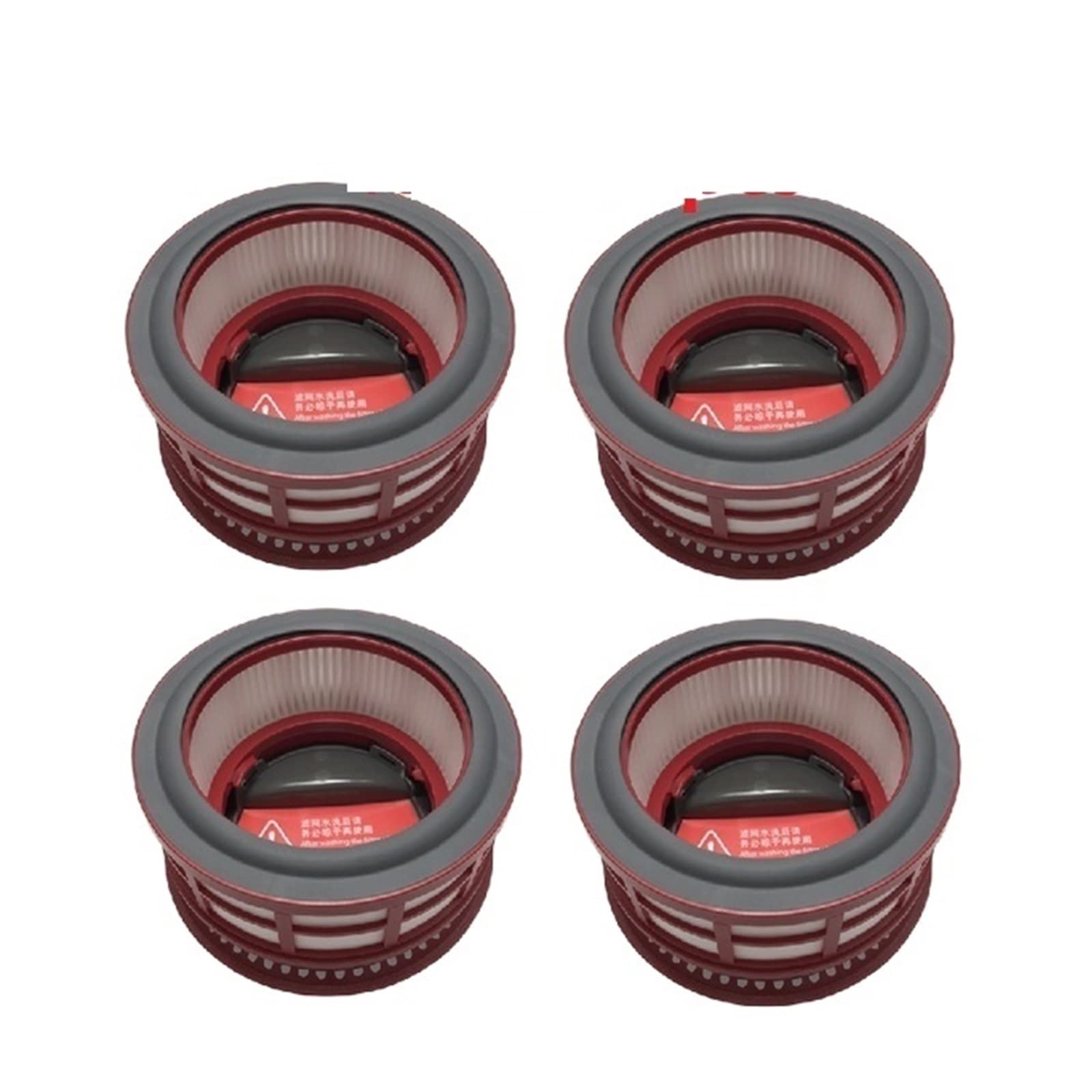 Roborock H6 Cordless Vacuum Cleaner HEPA Filter Replacement Parts - Front & Rear Filters Compatible with Handheld Vacuum Accessories | Home & Kitchen Essentials (Plum Color) for Pet Hair, Allergies & Deep Cleaning