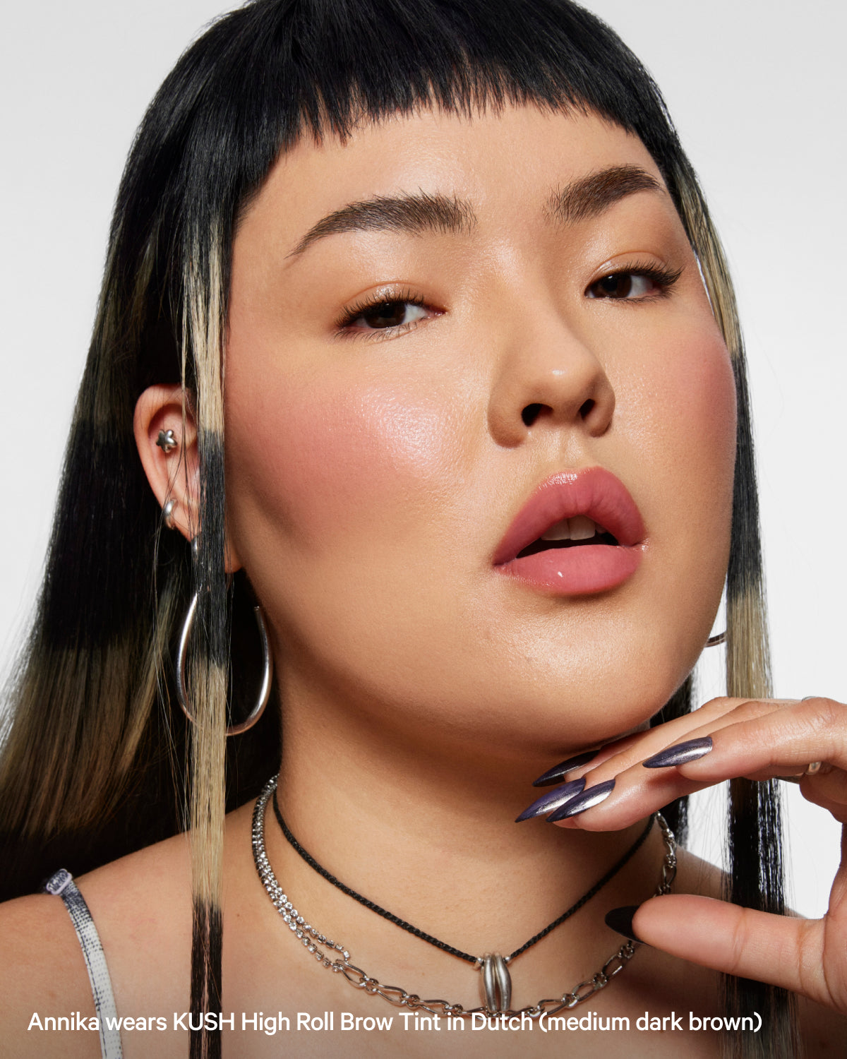 KUSH High Roll Defining + Volumizing Brow Tint - Vegan Eyebrow Gel for Fuller Brows, Long-Lasting Definition | Perfect for Daily Makeup & Special Occasions
