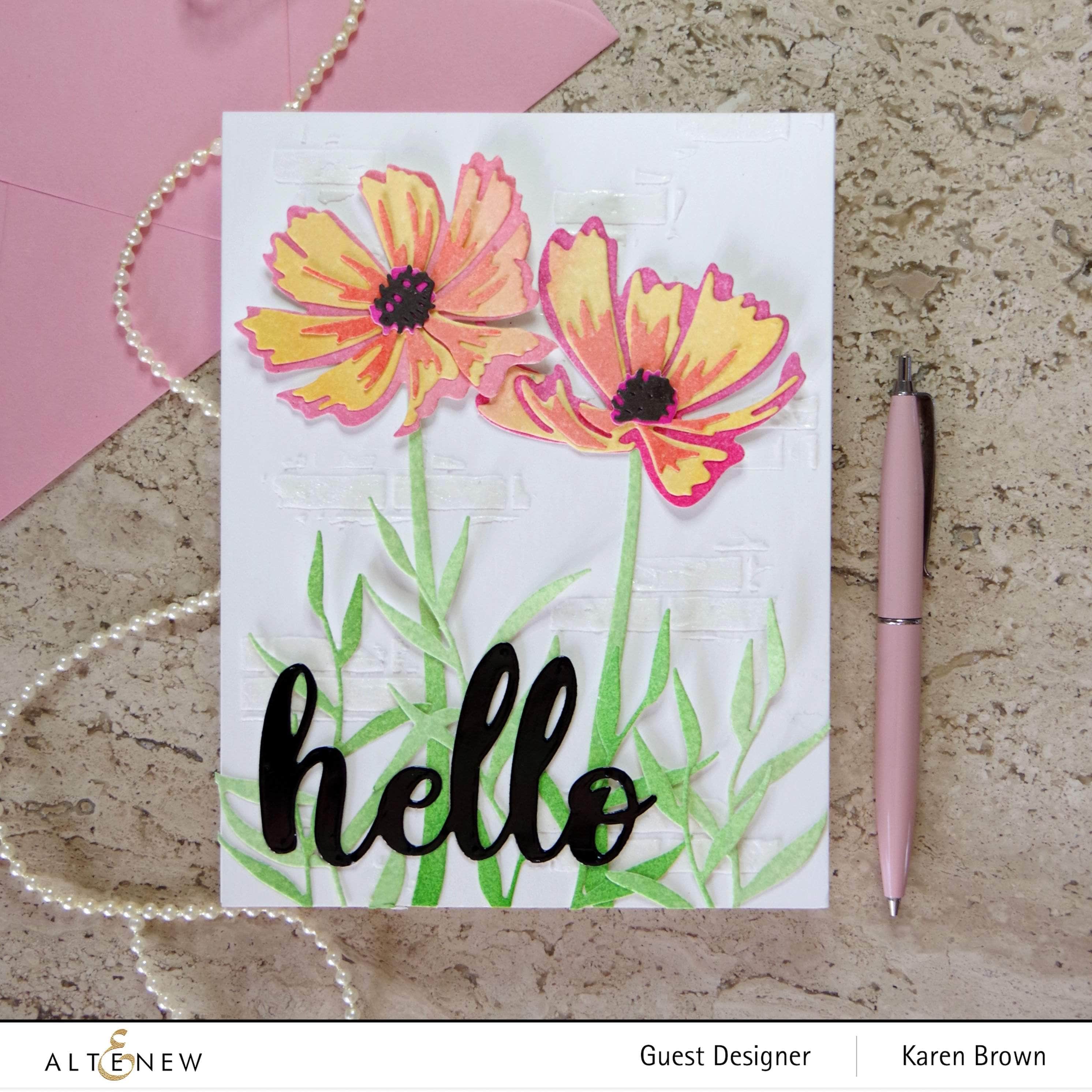 Craft A Flower: Cosmos Layering Die Set for DIY Scrapbooking, Card Making & Paper Crafts – Perfect for Handmade Greeting Cards, Wedding Invitations & Home Decor