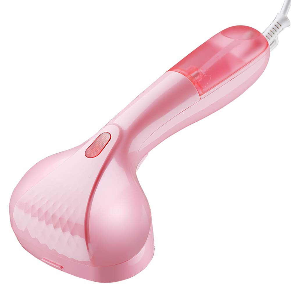 SCYDAO 1000W Handheld Garment Steamer for Clothes - Fast Heat Up, Portable Fabric Steamer with 2 Brushes - Perfect for Home, Travel & Wrinkle Removal (Pink) | Ideal for Dresses, Suits, Curtains & Home Textiles