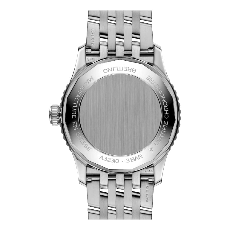 Breitling Navitimer Automatic GMT 41mm Men's Watch - Black Dial with Stainless Steel Bracelet - Perfect for Business Travel & Luxury Timekeeping