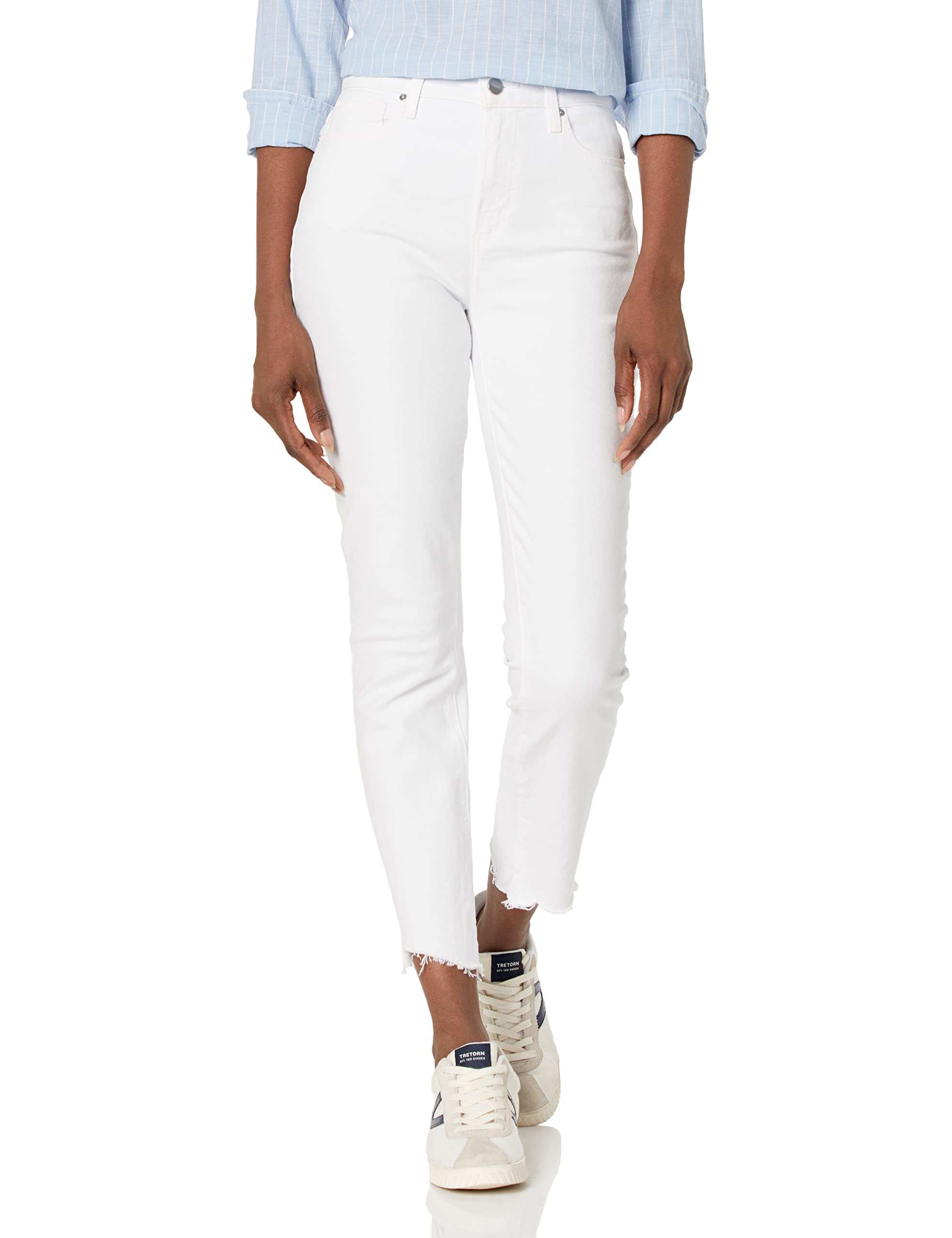 PAIGE Women's Accent Jeans - High Waist Skinny Denim Pants for Women | Perfect for Casual Outfits, Office Wear & Night Out Looks