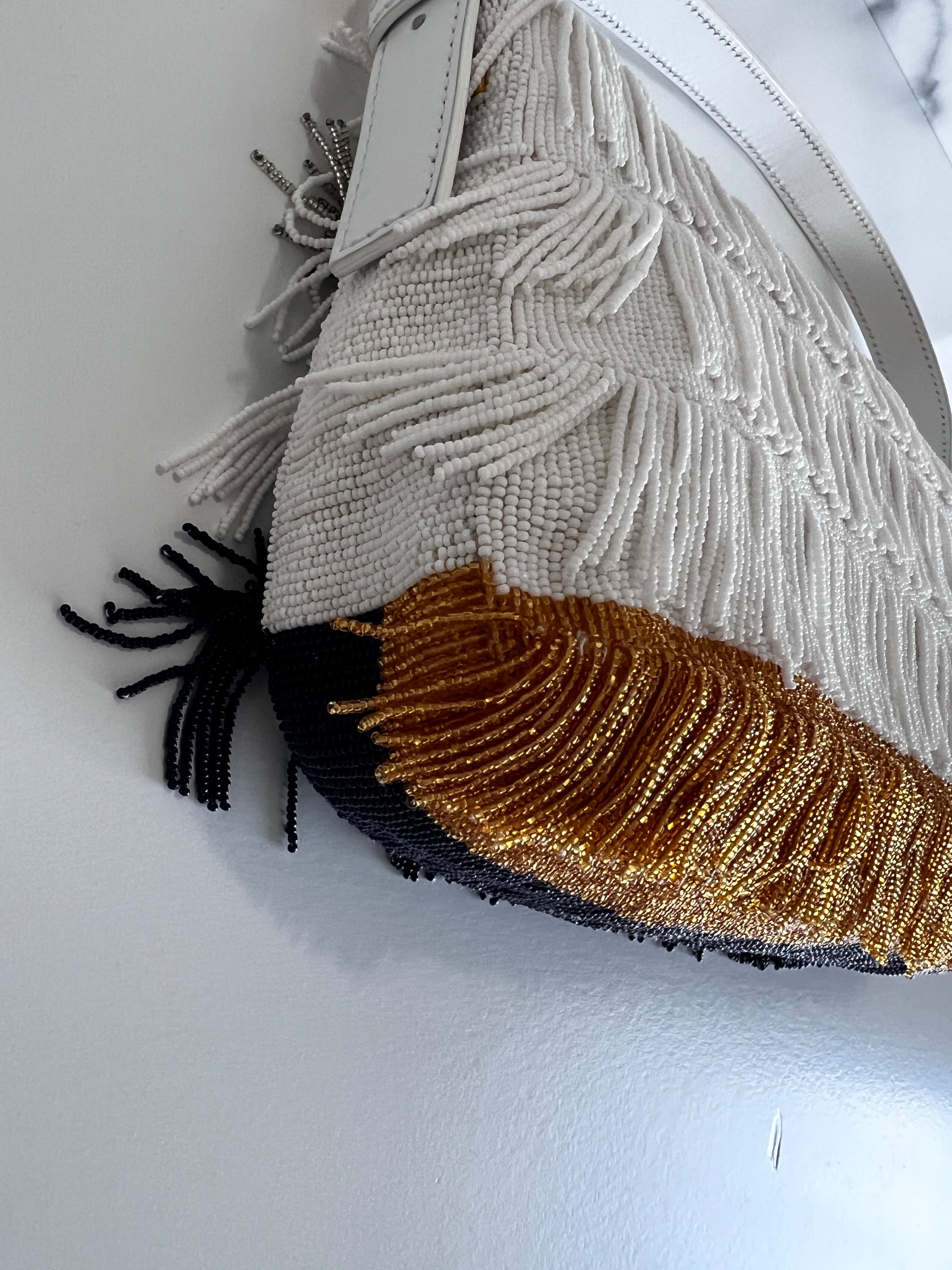 Vintage Fendi Runway Tassel Beaded Baguette Bag - Authentic Designer Handbag for Women | Perfect for Evening Parties, Weddings & Special Occasions