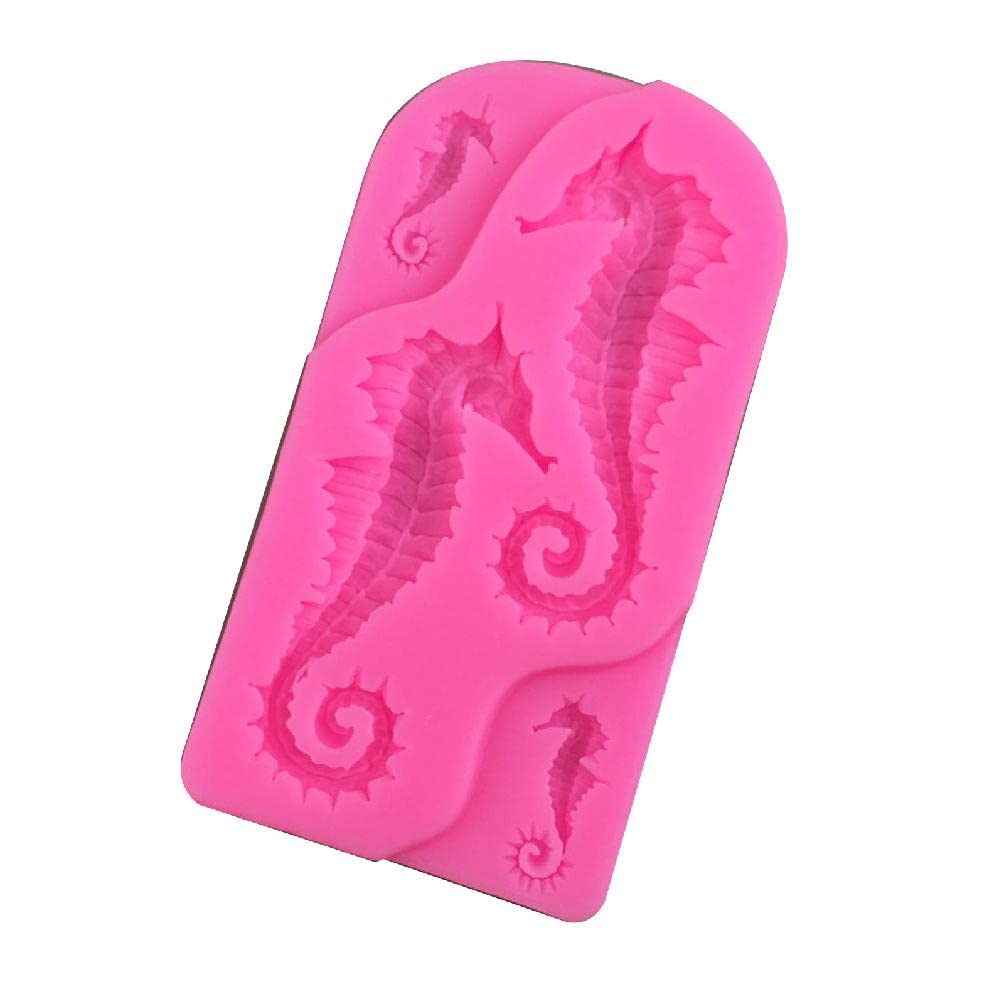 Premium Seahorse-Shaped Silicone Candy Molds for Chocolate, Fondant & Cake Decorating - Food-Grade Baking Tools for DIY Desserts, Cupcakes & Party Treats - Perfect for Birthday Parties, Baby Showers & Ocean-Themed Events