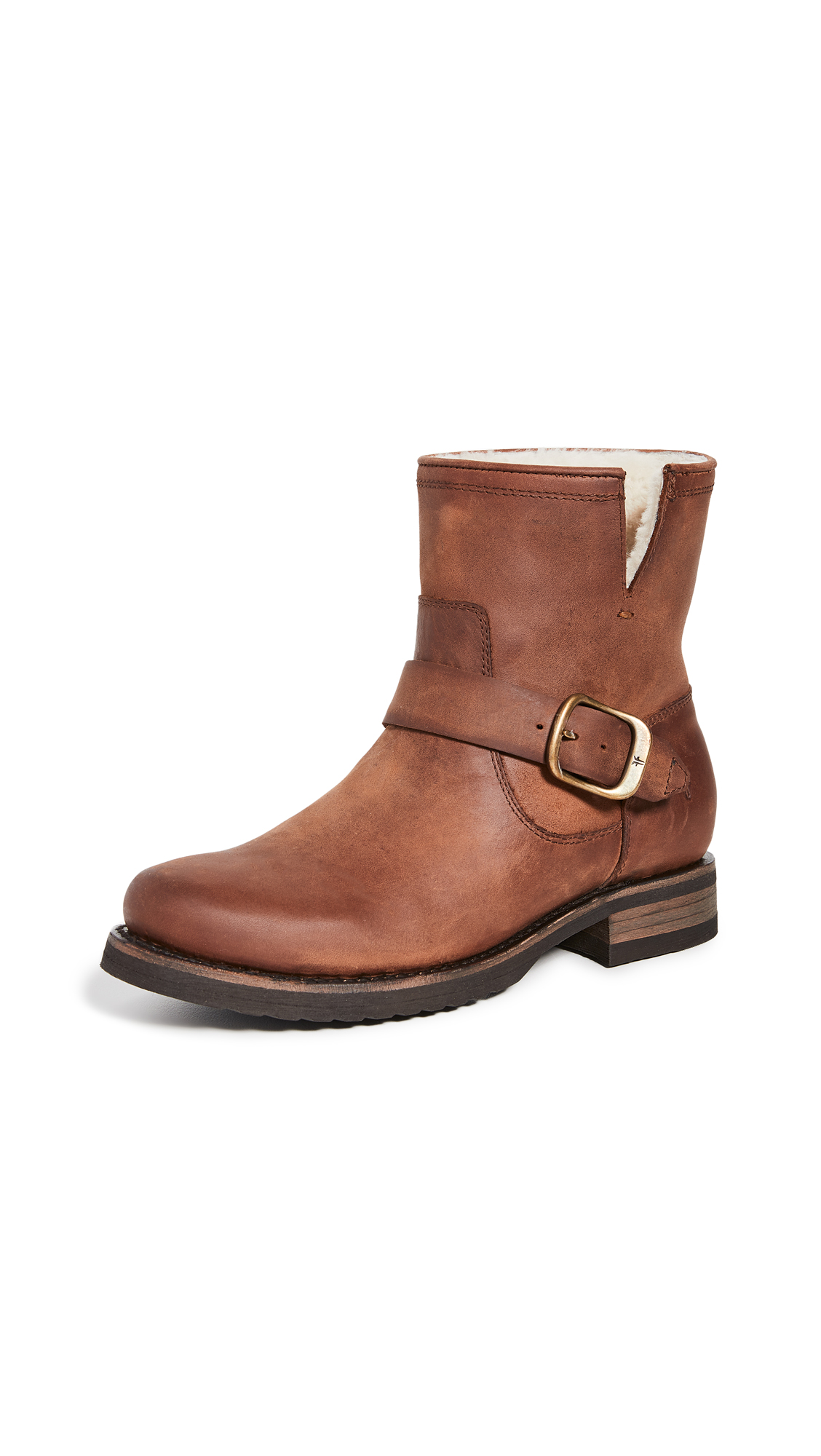 Frye Women's Veronica Shearling Booties - Comfortable Winter Ankle Boots for Women | Cozy Sheepskin Lined Booties | Perfect for Cold Weather, Casual Outfits & Holiday Style